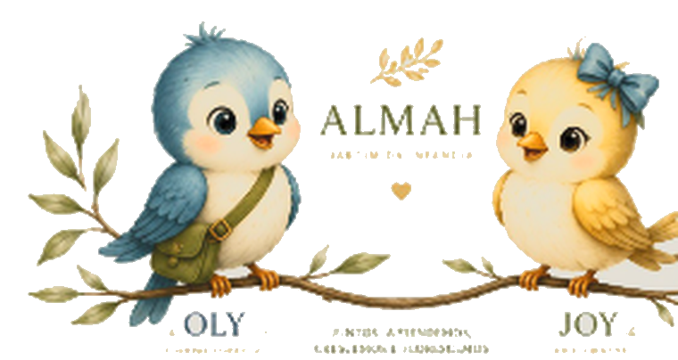 Oly e Joy, os mascotes da ALMAH